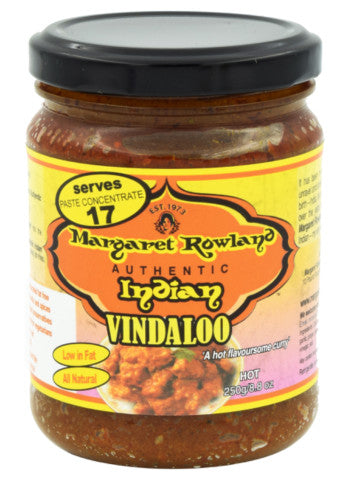 Authentic Indian Vindaloo Paste Hot Heat | 250g | Margaret Rowland | YG-004825-PD-017128