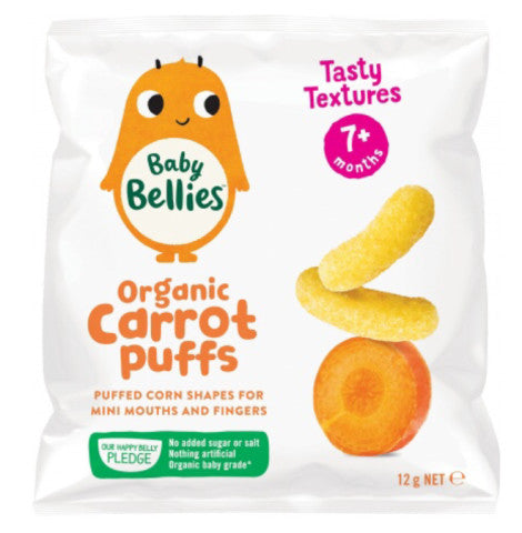 Organic Carrot Puffs | 7+ Months | Baby Bellies | YG-005128-PD-015494