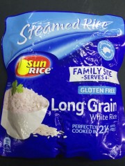 Family Size Microwaveable Long Grain Rice | 450g | Sun Rice | YG-005808-PD-018313