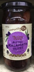 Pitted Kalamata Olives | 350g | Community Co | YG-005848-PD-014652