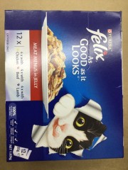 Felix Meat Menus In Jelly | 12 Packs | Nestle Purina Pet Care | YG-005747-PD-018274
