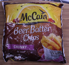 Mccain Beer Batter Chips (chunky) | 750g | Mc Cain Food Service | YG-006849-PD-048250