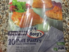 Frozen Puff Pastry 10pk | 1.6kg | Borg's | YG-006869-PD-013482