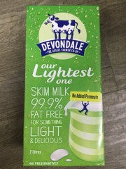 Extra Light Skim Milk | 2 Litre | Devondale | YG-008982-PD-052000
