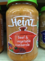 Beef & Vegetable Casserole 8+ Months Baby Food | 170g | Heinz | YG-009281-PD-051629