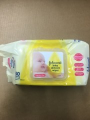 Fragrance Free Baby Wipes Refill | 80 Strong Cloth Wipes | Johnson & Johnson | YG-009626-PD-052035