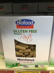 Gluten Free Organic Pasta - Maccheroni Buckwheat | Each | Biofood Organic | YG-009895-PD-010813