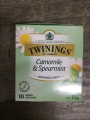 Camomile & Spearmint Tea | 10 Bags | Twinings | YG-010053-PD-022211