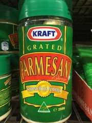 Kraft Grated Parmesan Cheese | 250g | Mondelez Aust Foods | YG-010096-PD-052229