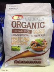 Organic Brown Rice | 750g | Sun Rice | YG-010199-PD-048331