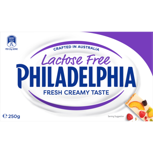 Lactose Free Philadelphia Cream Cheese Block | 250g | Philadelphia | YG-010723-PD-016510