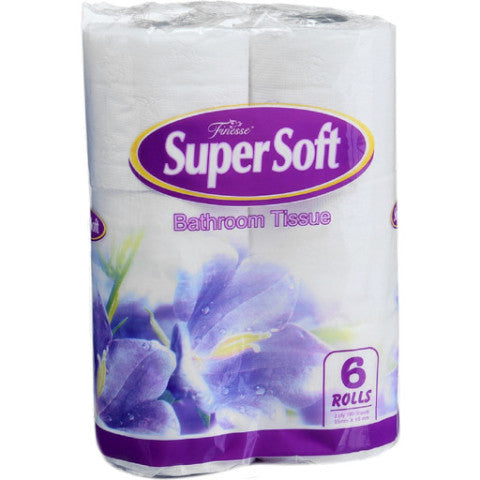 Super Soft Toilet Tissue 6pk | 6 Pack | Finesse | YG-011675-PD-016753