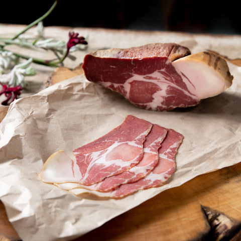 Capacollo | Thinly Sliced | Otway Free Range Pork | YG-000450-GMB-002282