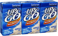 Sanitarium Up & Go Vanilla Ice 3x250ml | 3 250ml Packs | Sanitarium Health & Wellbeing Company | YG-009478-PD-052815
