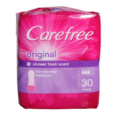 Shower Fresh Scent Liners | 30 Liners | Carefree | YG-008740-PD-052853