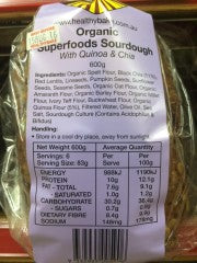 Organic Superfoods Sourdough With Quinoa & Chia | 100g | YG-007398-PD-019996