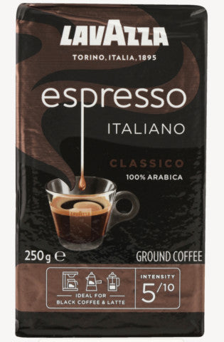 Espresso Italiano Classico Ground Coffee | 250g | Lavazza | YG-011642-PD-016588