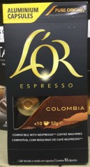Espresso Pure Origins Colombia | 10 Aluminum Capsules | Lor | YG-005182-PD-017628