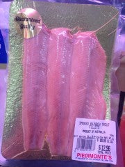 Smoked Rainbow Trout Fillets | 140g | Piedimontes Supermarket | YG-007081-PD-013231