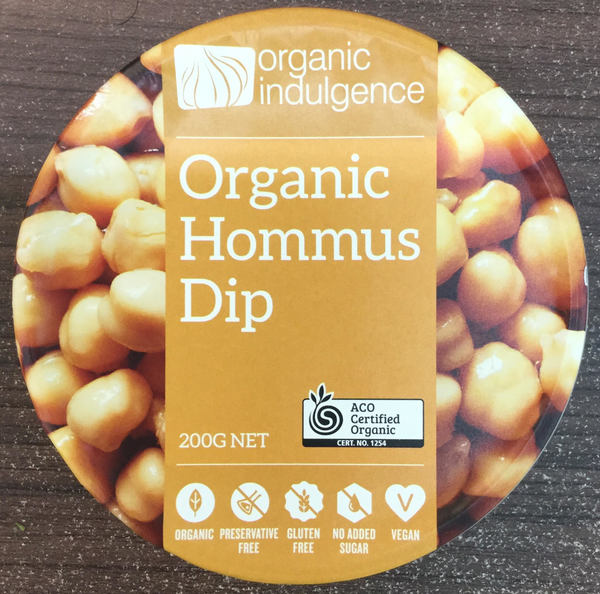 Organic Hummus Dip | 200g | Organic Indulgence | YG-000157-FFF-001264