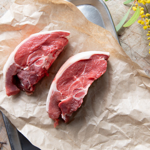 Chump Chops (Vacuum Sealed) | Each Chop ≈ 180g | Saltbush Lamb | YG-000478-GMB-002306