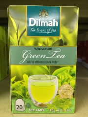 Green Tea With Moroccan Mont | 20 Bags | Dilmah | YG-009187-PD-052138