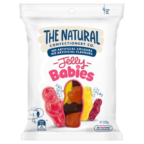 Jelly Babies 220g | 220g | The Natural Confectionery Co. | YG-010587-PD-016474