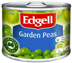 Edgell Green Peas | 220g | Simplot Vegetables & Potato | YG-010132-PD-051970