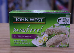 Wild Scottish Mackerel Fillets In Brine | 125g | John West | YG-008002-PD-053263