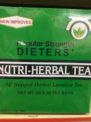 Regular Strength Dieters' Nutri-Herbal Tea | 30 x 2g Bags | Nutri Health Food Centre | YG-009885-PD-052756