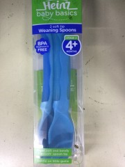 Weaning Spoons Soft Tip | Ages 4 Months And Over. Bpa Free | Heinz | YG-009609-PD-053209