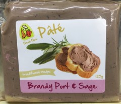 Brandy Port & Sage Paté | 125g | Fresh Fare | YG-005395-PD-017953