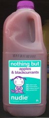Nothing But Apples & Blackcurrants Juice | 2l | Nudie | YG-005691-PD-018339