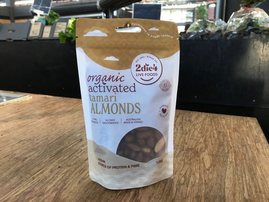 Activated Organic Tamari Almonds | 120g | 2die4 | YG-012475-RO-006673