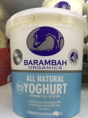 All Natural Yoghurt | 1kg | Barambah Organics | PD-9332172010084 | PD-9332172010084 | YG-PSN-9886 | PD-013189