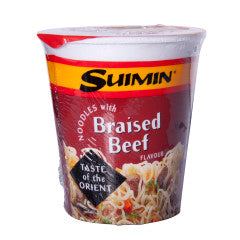 Noodles With Braised Beef Flavour | 70g | Suimin | YG-010432-PD-052468