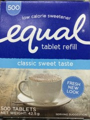 Sweetener Tablets | 500 Tablet Refill | Equal | YG-009300-PD-052999