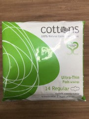 Ultra Thin Regular Pads With Wings | 14 Pads | Cottons | YG-008716-PD-053164
