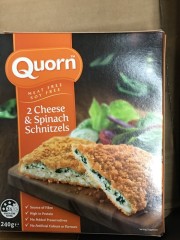2 Cheese & Spinach Schnitzels | 2 Schnitzels | Quorn | YG-007464-PD-051484