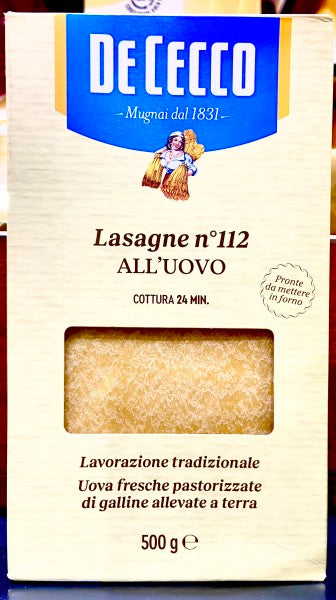 Lasagne Sheets | 500g | De Cecco | YG-000635-GFV-002201