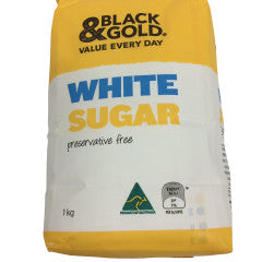White Sugar | 1kg | Black & Gold | YG-009361-PD-053238