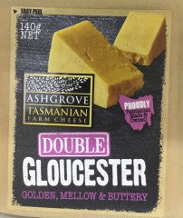 Golden, Mellow & Buttery Double Gloucester Cheese | 140g | Ashgrove Tasmanian Farm Cheese | YG-005160-PD-017488