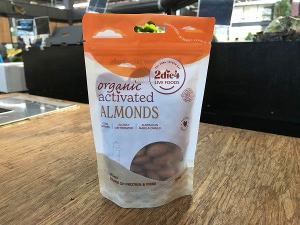 Activated Organic Almonds | 120g | 2die4 | YG-011046-RO-006700