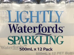 12 Lightly Sparkling Water Bottles | 12 Pack | Waterfords | YG-006852-PD-013487