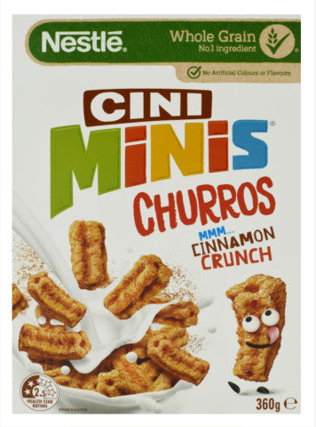 Cini Minis Churros Cinnamon Crunch Cereal | 360g | Nestle | YG-004449-PD-016551