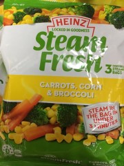 Steam Fresh Carrots, Corn & Broccoli | 450g | Heinz | YG-006749-PD-048304