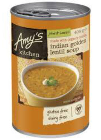 Plant Based Indian Golden Lentil Soup | 408g | Amy's Kitchen | YG-004854-PD-017192