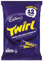 Twirl Chocolate Share Pack | 168g | Cadbury | YG-007278-PD-053141