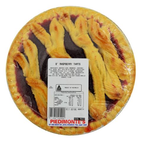 Raspberry Tart 8" | 410g | Piedemonte's | YG-004653-PD-015621