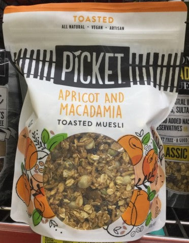 Artisan Toasted Muesli Apricot & Macadamia | 500g | Picket | YG-005517-PD-015116